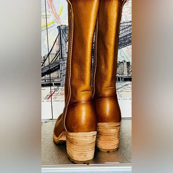 Tan Leather Heeled Boots PRICE IS FIRM - Picture 5 of 11